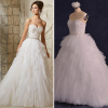 ALBIZIA 2016 Beading Tulle Lace modest Ball Gown Sweep/Brush Wedding Dresses