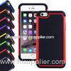 Apple Iphone 6 plus 5.5 inch silicone cell phone covers with Hard plastic case