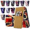 Xperia Z2 Sony Phone Cases flip phone back case with Different Printed Pictures