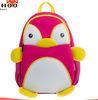 3D Cartoon Penguin Kids School Backpacks with 190T Polyester Lining Material