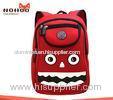 Red Waterproof Neoprene Kids School Backpacks with Double Zipper Enclose