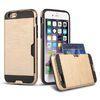 Customized Drop proof iPhone Protective Case with metal Armour card slot function