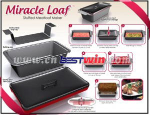 Miracle Meatloaf Pan with Removable Tray As Seen On TV