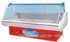 220V Refrigeration Equipment R134a food showcase fridge freezer