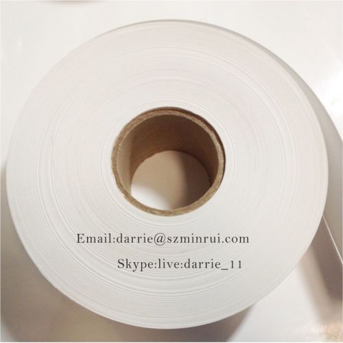 China best self adhesive destructive label material factory Minrui hotsale destructible vinyl jumbo rolls and sheets.