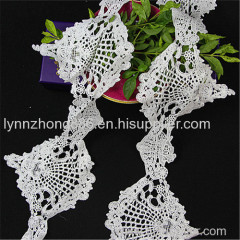 polyester chemical lace trimming for garment accessories