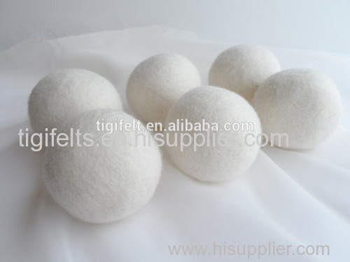 7.5cm wool felt laundry dryer balls