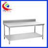 Rolling Stainless Steel Work Table / commercial kitchen prep tables