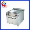 Commercial Electric Griddle Half Flat And Half Grooved Induction Griddle With Cabinet for Restaurant