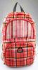 Watermelon red Speakers Backpack double bags with lattice fringes X-03