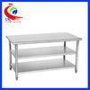 Easy clean 201 Stainless Steel Work Table for commercial kitchen