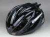 250G Black Round Bike Helmet Adjustable Strap / Road Bicycle Helmet With Visor