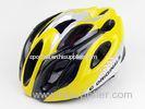 Cycling XL Sports Adult Bicycle Helmets Yellow With Carbon Reinforcement