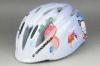 Bear Professional Kids Bicycle Helmets White Super Light Silk Screen Printing