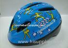 Light weight Mountain Bike Helmets Kids Printed Yellow Dancing Man