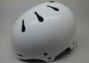 Soft Strap Full Face Mountain Bike Helmet White Shiny Abs Thermoplastic Superlight Shell