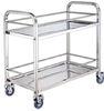 Stainless steel Food Service Cart for food and kitchen tools delivery