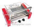 5 - roller hot dog grill Snack Making Machine Stainless steel body