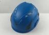 Dark Blue Kids Rock Climbing Helmet Custom Antibacterial Pad 62cm