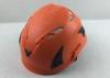 Strong Orange Climbing Helmet / Plastic mountain climbing helmet