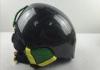 Teenagers Winter Sports Snow Helmet Black Outdoor 550 Grams Two Sizes