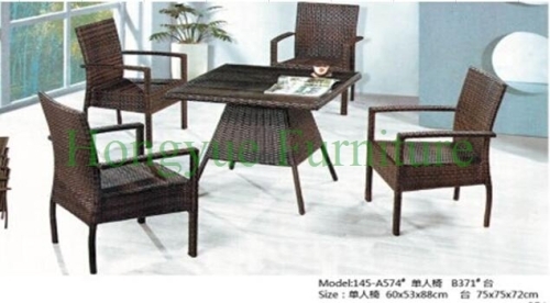 Patio dining furniture sets rattan table chairs solution