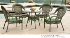 Outdoor patio set rattan table chair sets furniture