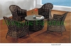 Patio table set outdoor rattan table chair furniture sets