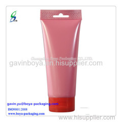 unique end special plastic tube with flip top cap hot sale in china