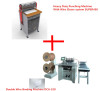 Industiral paper punching machine and automatic double wire binding machine