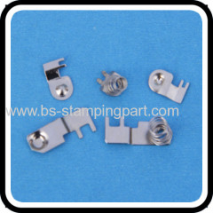 high quality metal stamping d battery contacts