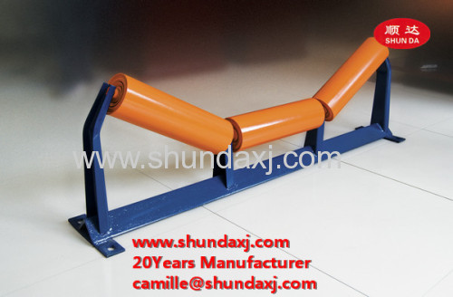 stainless steel flat belt conveyor troughing belt conveyor roller(rollers)