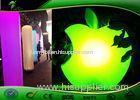 Green Inflatable Lighting Decoration Big LED Apple Model Damp Proof