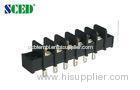 300V 20A Black Barrier Type Power Terminal Blocks 9.525mm Pitch OEM ODM