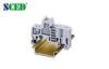 Right Angle Wiring Terminal Blocks Din Rail / High Temperature Terminal Blocks