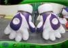 2m Artificial PVC Inflatable Shapes Hand Gloves With Full Color Printing