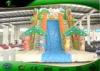 Amusement Park Forest Theme Inflatable Bouncy Castle Slide For Kids