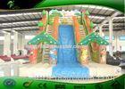 Amusement Park Forest Theme Inflatable Bouncy Castle Slide For Kids
