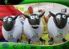 Advertising Exhibition Sheep Shaped Inflatable Farm Mascots With Logo Printing