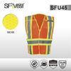 High visibility workwear reflective safety vest 5 point breakaway and 5cm silver tape ANSI/ISEA 107-