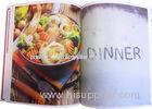 Commercial Colorful Softcover Cookbook Printing With Vivid Pictures