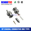 180 degree straight bnc male plug crimp cable rg174 rg179 rg316 rg58 rg59