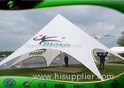 Durable Garden Sing Pole Logo Printed Star Shade Tent for Exhibition