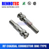 SYV-75-3 BNC Plug Crimp Electric Wire Cable Connector for CCTV Camera