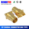 Gold Plating BNC Jack PCB Edge Mount Receptacle. ISOLATE Crimp RF Connector