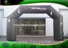 Giant Gray 4m Tall Inflatable Finish Line Arch For Race / Fantastic Inflatable Archways