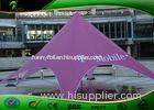 Fashionable Polyester Purple Star Shade Tent / Camping Shade Tent