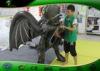 Double Layer PVC Black Inflatable Dragon Costume Suit For Adults / Kids