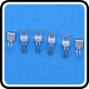 custom precision stamping flat metal spring clips for PCB