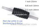 Rubber disposable tattoo grips with tip 1 inch 25mm Not slip while in use
